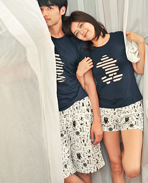 [couple] 카툰숏  cartoon shorts